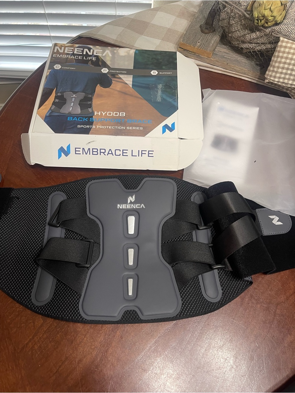 NEENCA Back Support Brace embrace small new